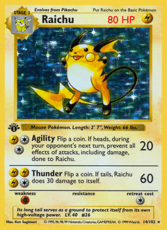 Raichu - Holofoil