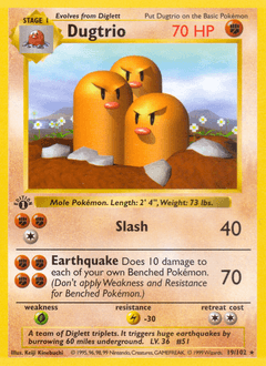 Dugtrio - Normal