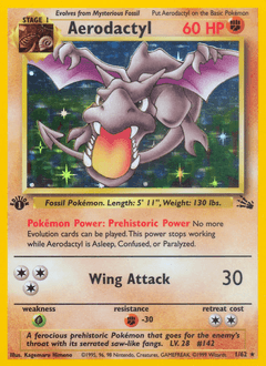 Aerodactyl - Unlimited Holofoil