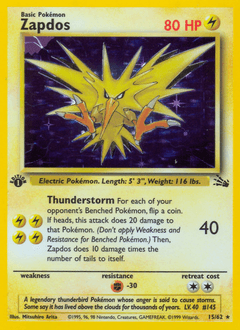 Zapdos - Unlimited Holofoil
