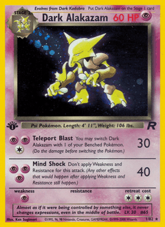 Dark Alakazam - Unlimited Holofoil