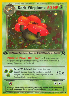 Dark Vileplume - Unlimited Holofoil