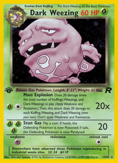 Dark Weezing - Unlimited Holofoil