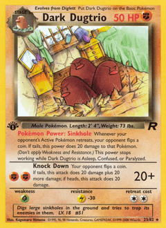 Dark Dugtrio - Normal