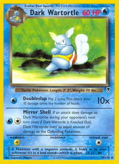Dark Wartortle - Normal