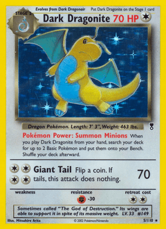 Dark Dragonite - Reverse Holofoil