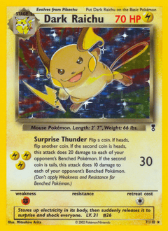Dark Raichu - Reverse Holofoil
