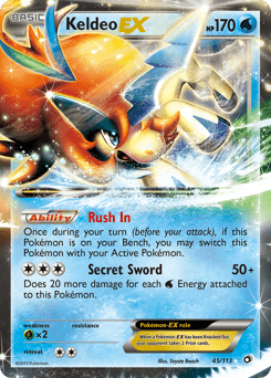 Keldeo-EX - Holofoil