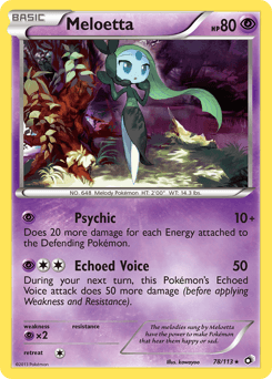 Meloetta - Reverse Holofoil