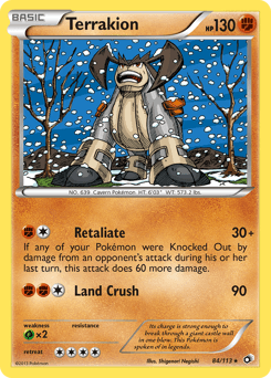 Terrakion - Reverse Holofoil