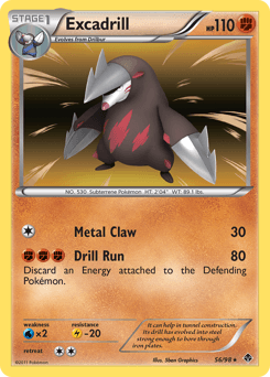 Excadrill - Reverse Holofoil