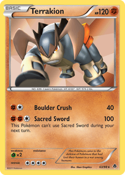 Terrakion - Reverse Holofoil