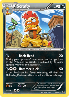 Scrafty - Reverse Holofoil
