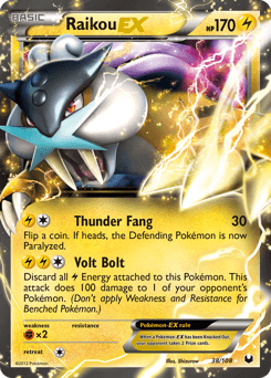 Raikou-EX - Holofoil