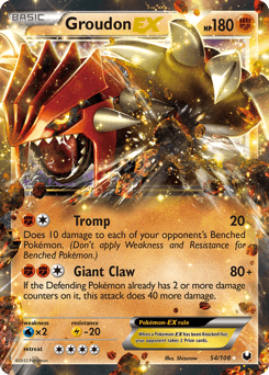Groudon-EX - Holofoil