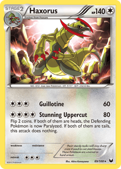 Haxorus - Reverse Holofoil