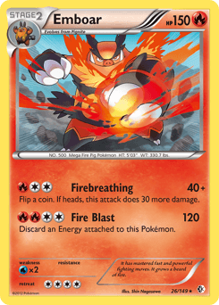 Emboar - Reverse Holofoil