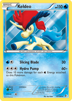 Keldeo - Reverse Holofoil