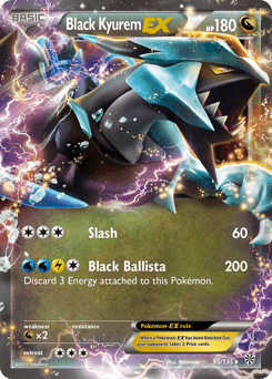 Black Kyurem-EX - Holofoil