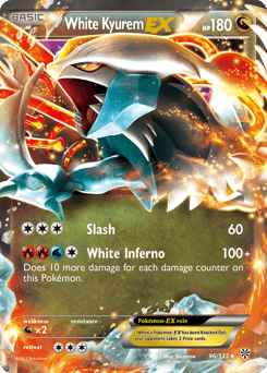 White Kyurem-EX - Holofoil