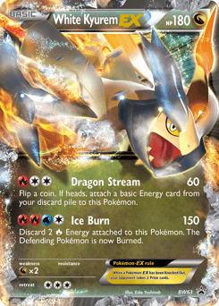 White Kyurem-EX - Holofoil