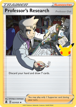 Professor's Research (Professor Oak) - Holofoil