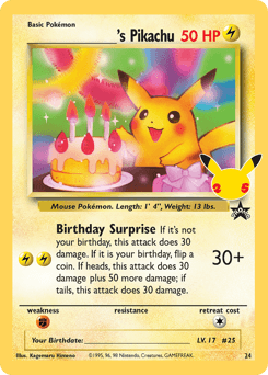 _____'s Pikachu - Holofoil