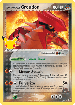 Team Magma's Groudon - Holofoil