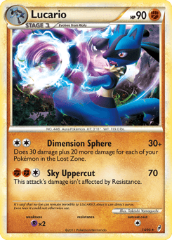 Lucario - Reverse Holofoil