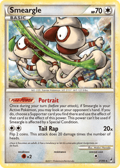 Smeargle - Reverse Holofoil