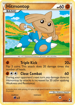 Hitmontop - Reverse Holofoil