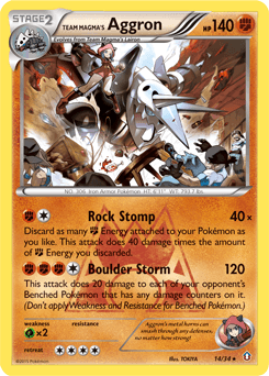 Team Magma's Aggron - Reverse Holofoil