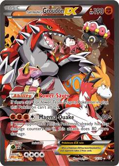 Team Magma's Groudon-EX - Holofoil