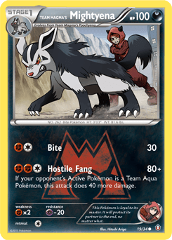 Team Magma's Mightyena - Normal