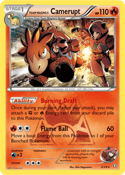 Team Magma's Camerupt - Reverse Holofoil