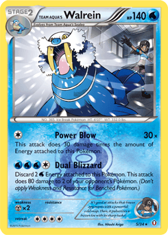 Team Aqua's Walrein - Reverse Holofoil