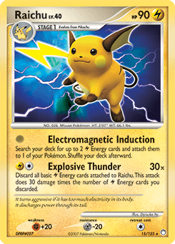 Raichu - Reverse Holofoil