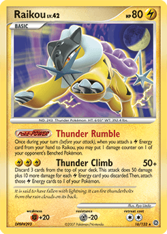 Raikou - Reverse Holofoil