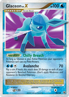 Glaceon LV.X - Holofoil