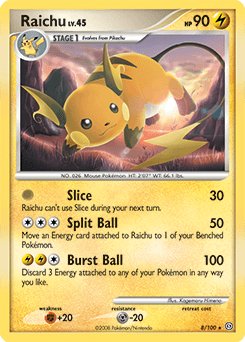 Raichu - Reverse Holofoil