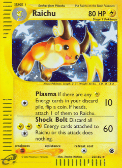 Raichu - Reverse Holofoil
