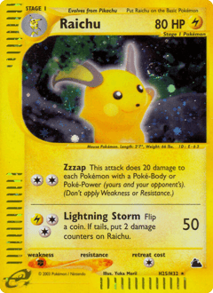 Raichu - Holofoil