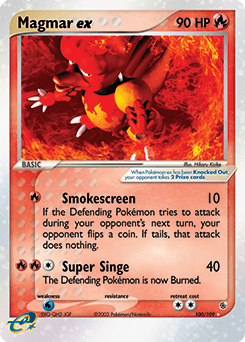 Magmar ex - Holofoil