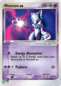Mewtwo ex - Holofoil
