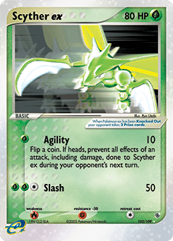Scyther ex - Holofoil