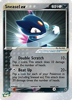 Sneasel ex - Holofoil