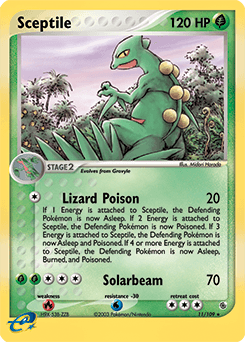 Sceptile - Reverse Holofoil