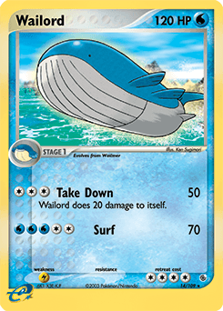 Wailord - Reverse Holofoil