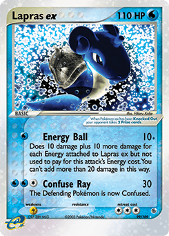 Lapras ex - Holofoil
