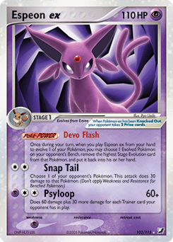 Espeon ex - Holofoil